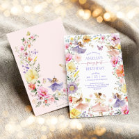 Colourful Wildflower Fairy First 1st Birthday Part