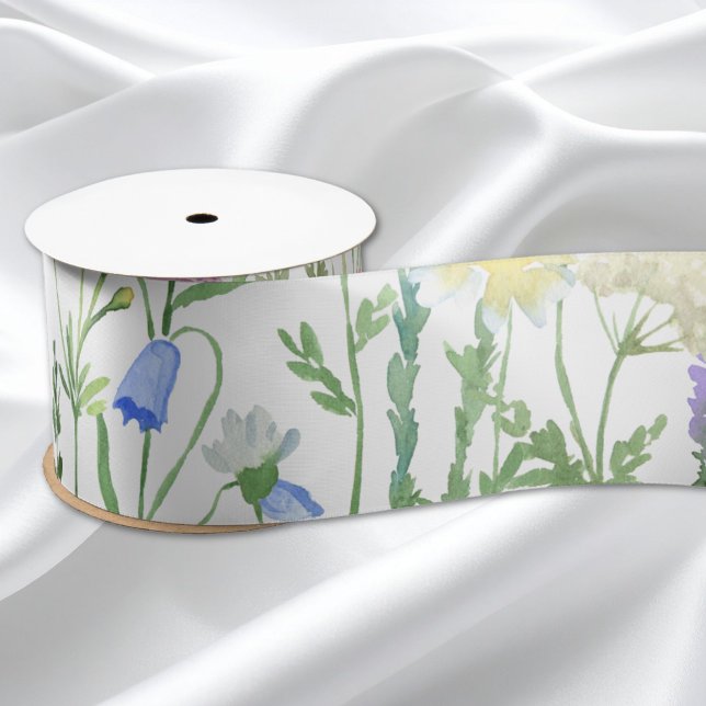 Colourful Wildflower Gift  Satin Ribbon (Creator Uploaded)
