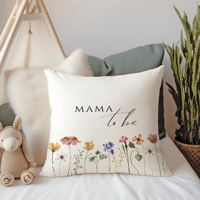 Colourful Wildflower Mama To Be Cushion (Creator Uploaded)