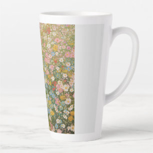 Colourful Wildflower Meadow 2 Latte Mug