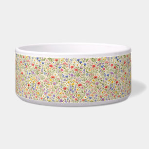 Colourful Wildflower Meadow Seamless Pattern