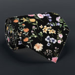 Colourful Wildflower Meadow Spring Floral Garden Tie<br><div class="desc">Beautiful boho-inspired design featuring cheerful watercolor wildflowers in various shades of blush,  pink,  lavender,  yellow,  blue and green.</div>