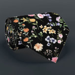 Colourful Wildflower Meadow Spring Floral Garden Tie<br><div class="desc">Beautiful boho-inspired design featuring cheerful watercolor wildflowers in various shades of blush,  pink,  lavender,  yellow,  blue and green.</div>