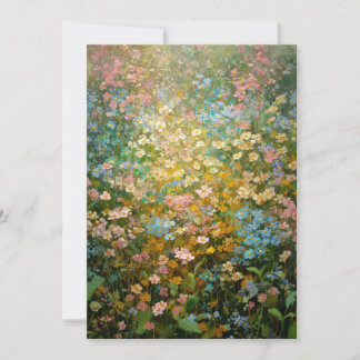 Colourful Wildflower Meadows 3 Invitation