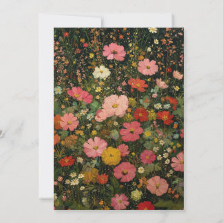 Colourful Wildflower Meadows 3 Invitation
