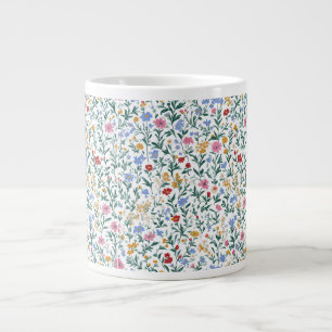 Colourful Wildflower Pattern Speciality Mug