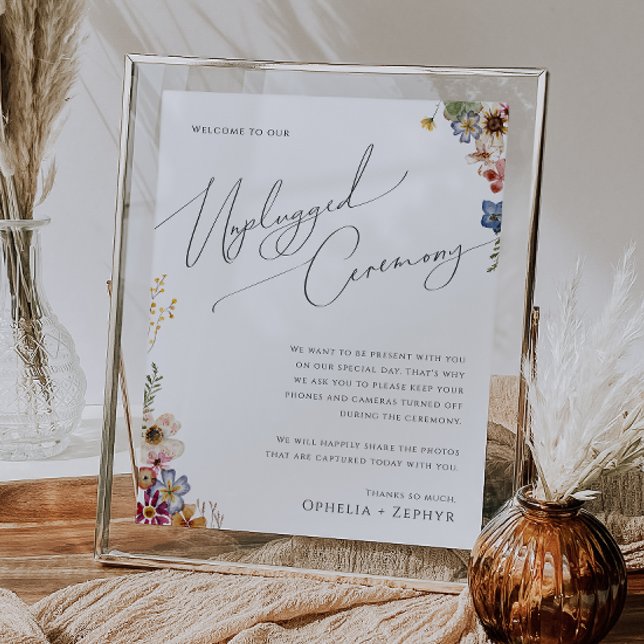 Colourful Wildflower | Unplugged Ceremony Poster (Creator Uploaded)