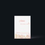 Colourful Wildflower Wedding Advice Card<br><div class="desc">This is Beautiful elegant wildflower Wedding Advice Card. This colourful wildflower wedding advice card is perfect for your simple,  whimsical boho rainbow summer wedding. It is perfect as wedding place cards,  business cards and more. Click on the customise it button to personalise the design.</div>