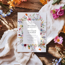 Colourful Wildflower Wedding