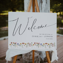 Colourful Wildflower | Wedding Welcome