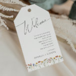 Colourful Wildflower | Wedding Welcome Gift Tags<br><div class="desc">These colourful wildflower | wedding welcome gift tags are perfect for your simple, whimsical boho rainbow summer wedding. The bright, enchanted pink, yellow, orange, and gold colour florals give this product the feel of a minimalist elegant vintage hippie spring garden. The modern design is artsy and delicate, portraying a classic...</div>