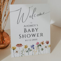 Colourful Wildflower Welcome Baby Shower