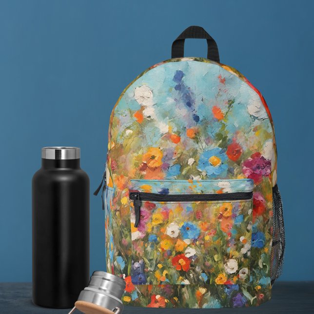 Colourful Wildflowers Backpack (Creator Uploaded)