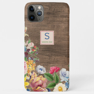 Colourful Wildflowers Floral Bouquet Art Pattern iPhone 11 Pro Max Case