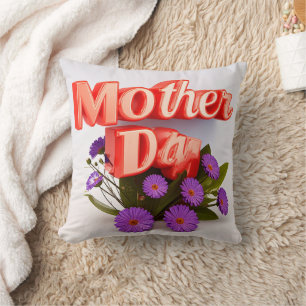 Colourful wildflowers for Mother's Day Cushion