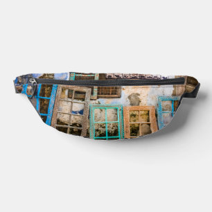 Colourful window frames bum bags