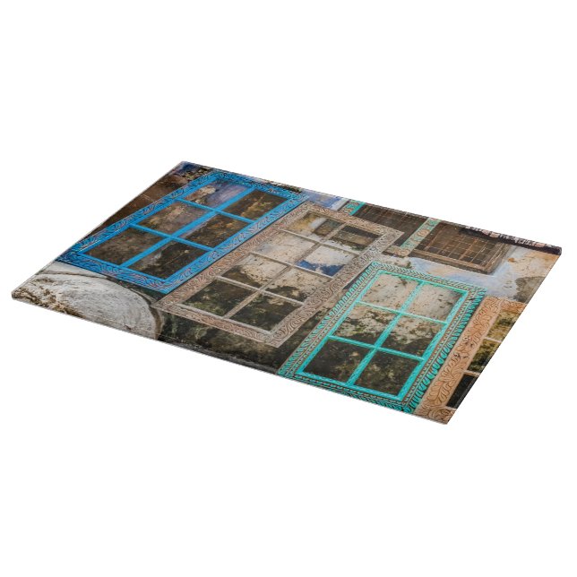 Colourful window frames cutting board (Corner)