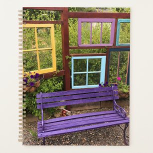 Colourful Windows & Bench Garden Decor Planner