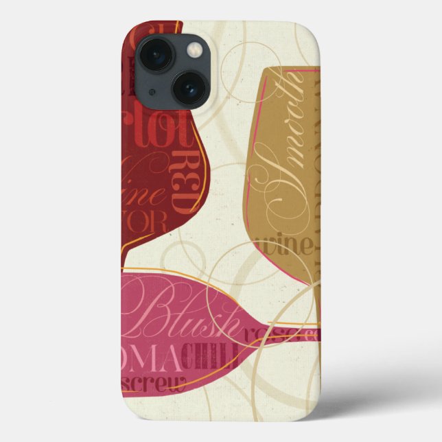 Colourful Wine Glasses Case-Mate iPhone Case (Back)