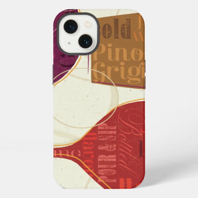 Colourful Wine iPhone Case (Back)
