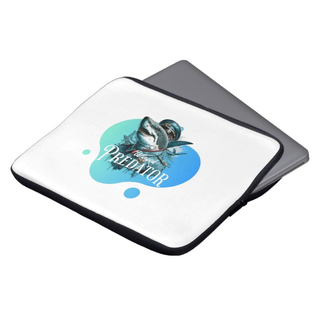 Colourful Winged Predator Laptop Sleeves (Front Top)