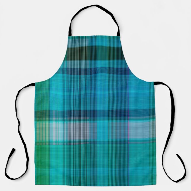 Colourful winter masculine seamless plaid texture. apron (Front)