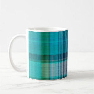 Colourful winter masculine seamless plaid texture. coffee mug