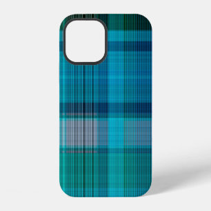 Colourful winter masculine seamless plaid texture. iPhone 12 case