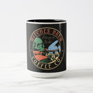Colourful Witches Brew Two-Tone Coffee Mug