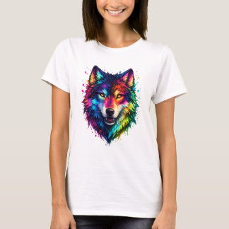 Colourful Wolf T-Shirt