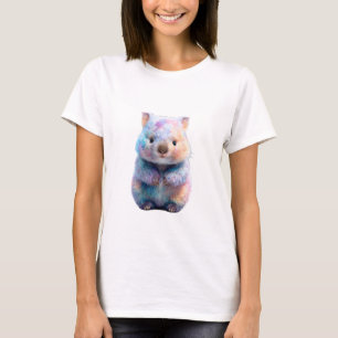 Colourful Wombat Animal Women T-Shirt