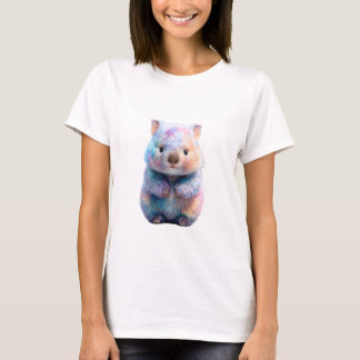 Colourful Wombat Animal Women T-Shirt