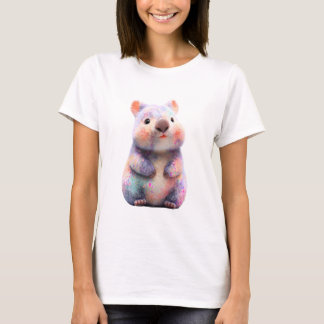 Colourful Wombat Art Women T-Shirt