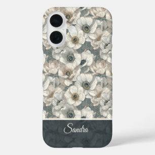 Colourful Womens Accessories Anemones Name iPhone 16 Case