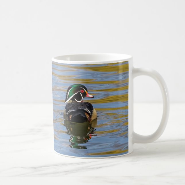 Colourful Wood Duck Coffee Mug (Right)