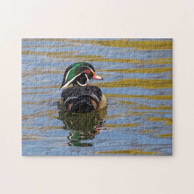 Colourful Wood Duck Jigsaw Puzzle (Horizontal)
