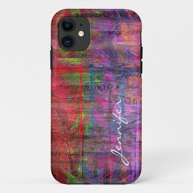 Colourful Wood Grain #3 Case-Mate iPhone Case (Back)