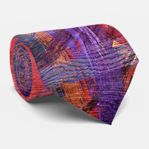 Colourful Wood Grain #6 Tie