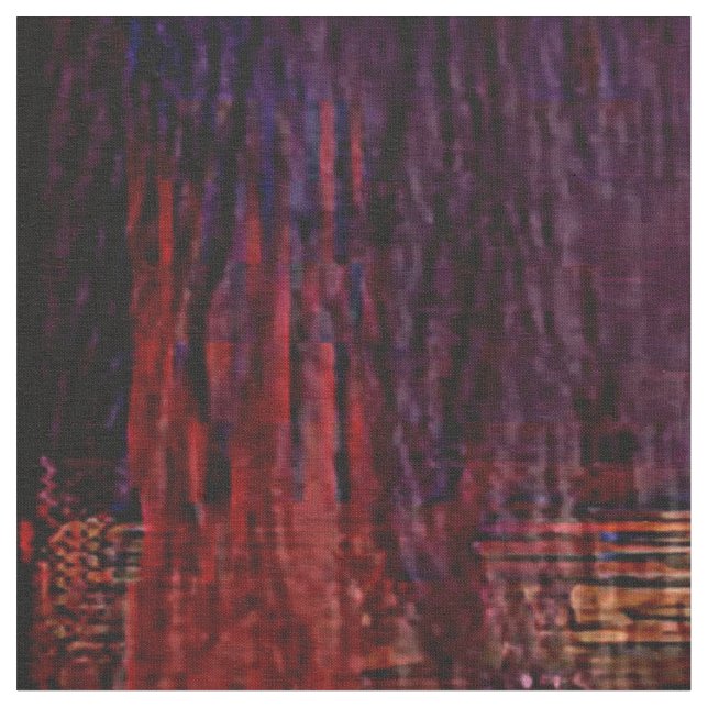 Colourful Wood Grain Texture #2 Fabric (Close Up)