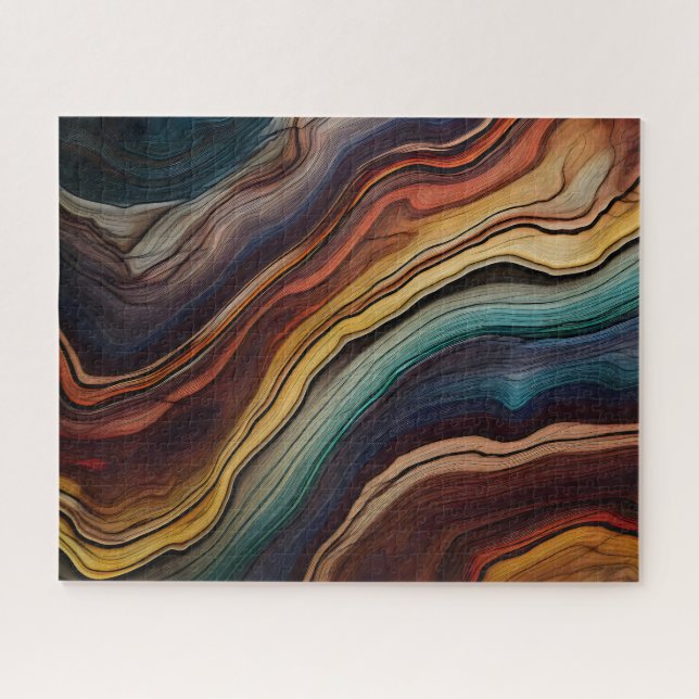 Colourful Wood Puzzle (Horizontal)