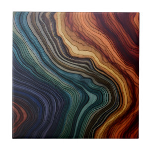 Colourful Wood Tile