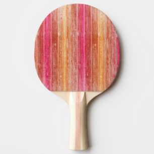 colourful wood wall ping pong paddle