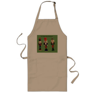 Colourful Wooden Nutcracker Long Apron