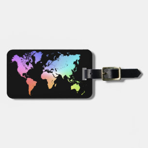 Colourful World Luggage Tag