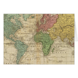 Colourful World Map