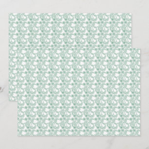 Colourful wrapping paper with a repeating pattern invitation