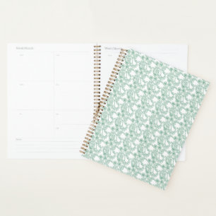 Colourful wrapping paper with a repeating pattern planner