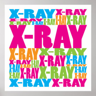 Colourful X-Ray Poster