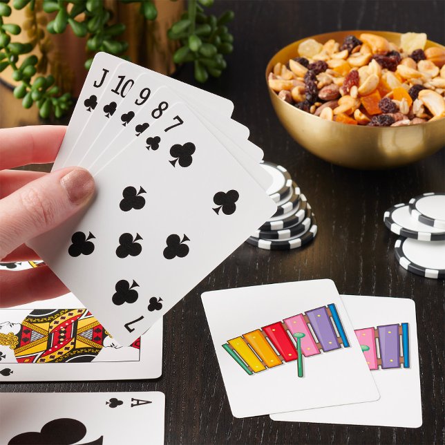 Colourful Xylophone Musical Instrument Playing Cards (Creator Uploaded)