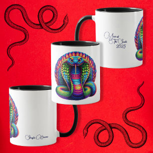 Colourful Year of The Snake Mug